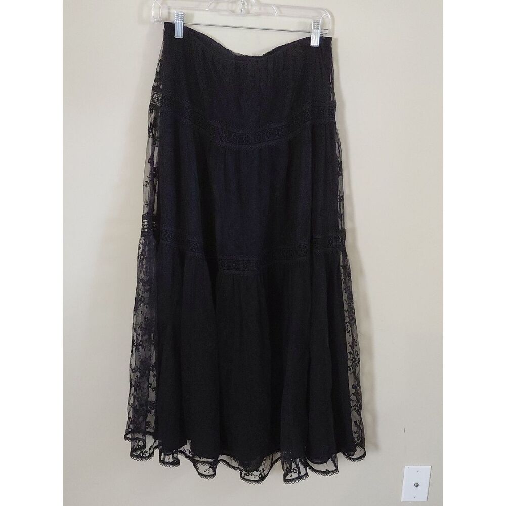 Tularosa 'KYLIE' BLACK Maxi Skirt Size Small
